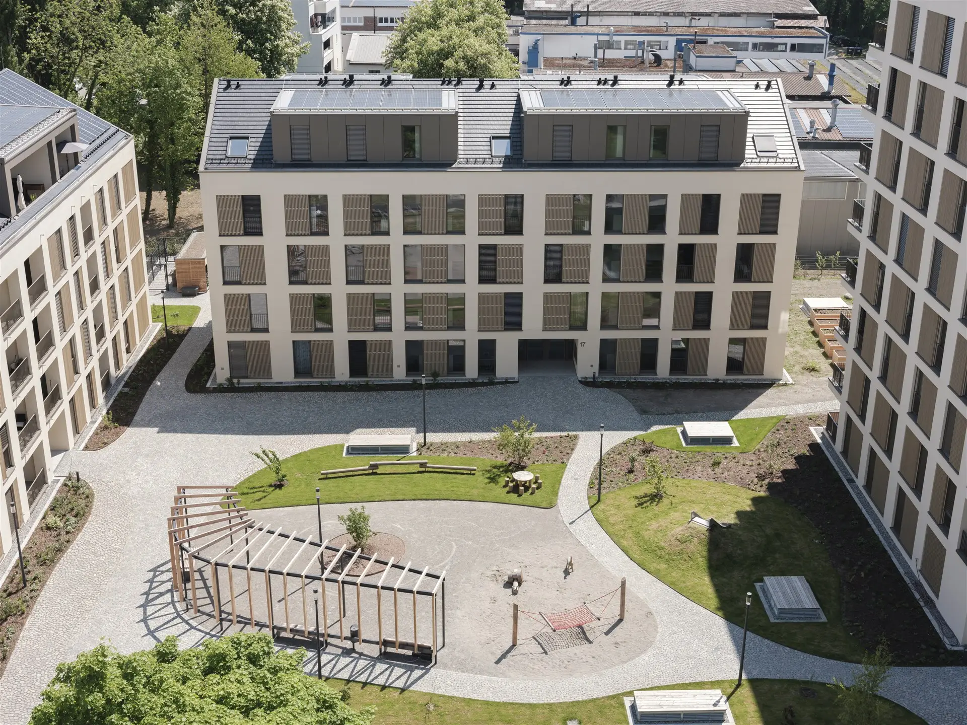 Wohngebäude im Quartier Gerber Hoch³