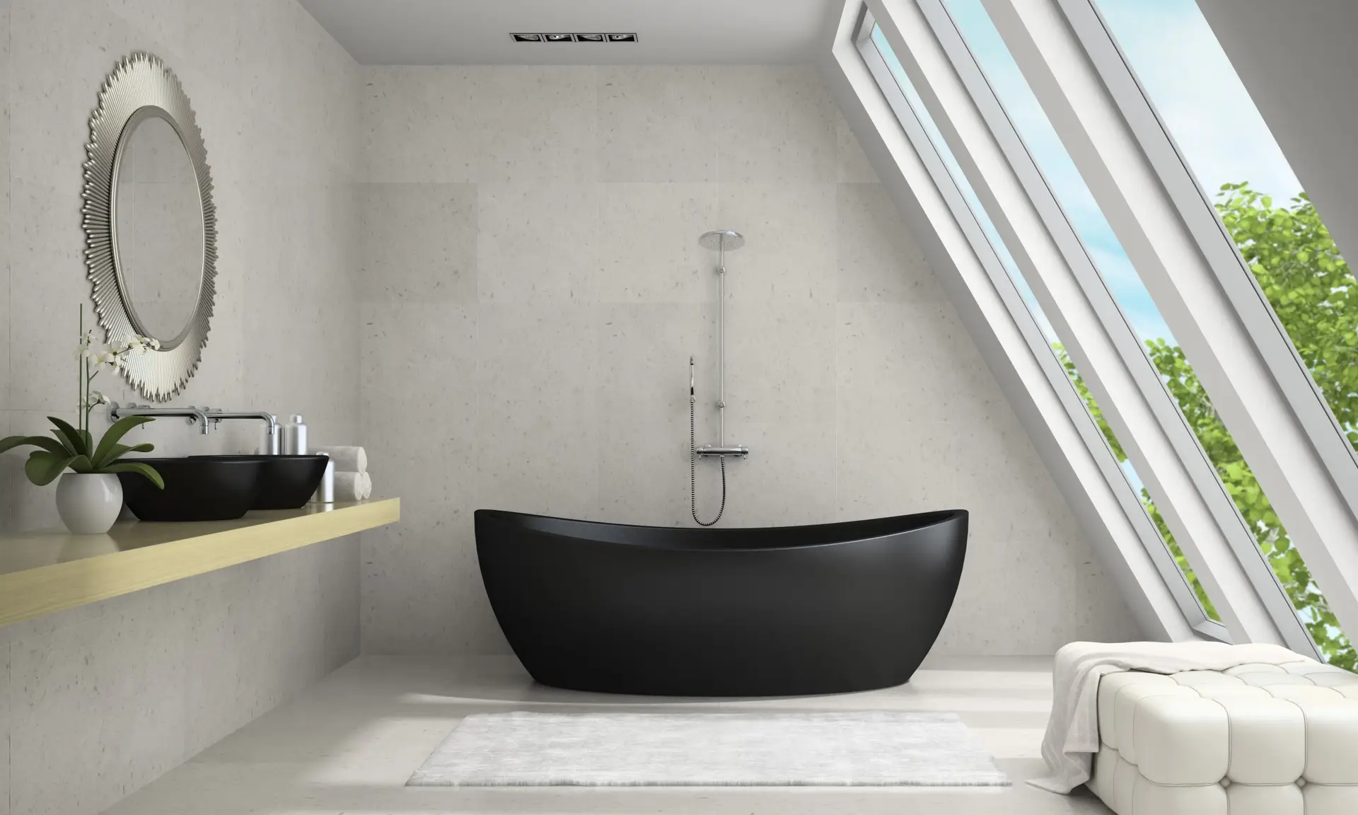 Moderne Sanitärinstallation